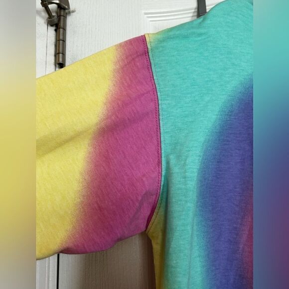 Disneyland Livin' My Best Life Pullover Hoodie Men's M tie dye retro psychedelic - Picture 15 of 16